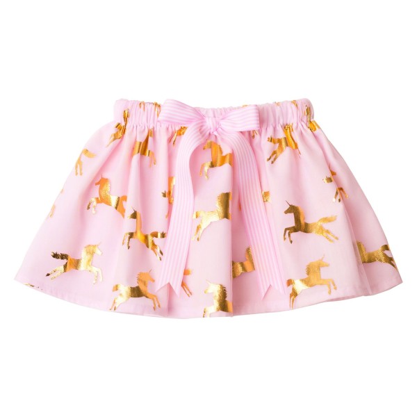 Girls Tutu Twirling Skirts Collection1Unicorn Pink Gold Tulle Tutu Skirt (1)