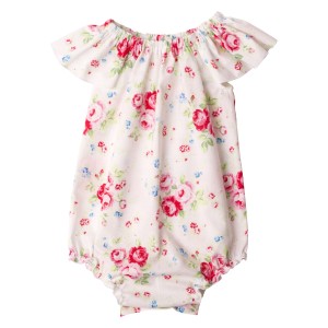 Miss Ruby Floral Collection5 Flutter Sleeve Romper