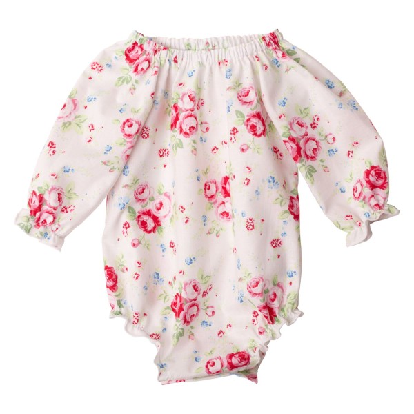 Miss Ruby Floral Collection6 Long Sleeve Fabirc Romper