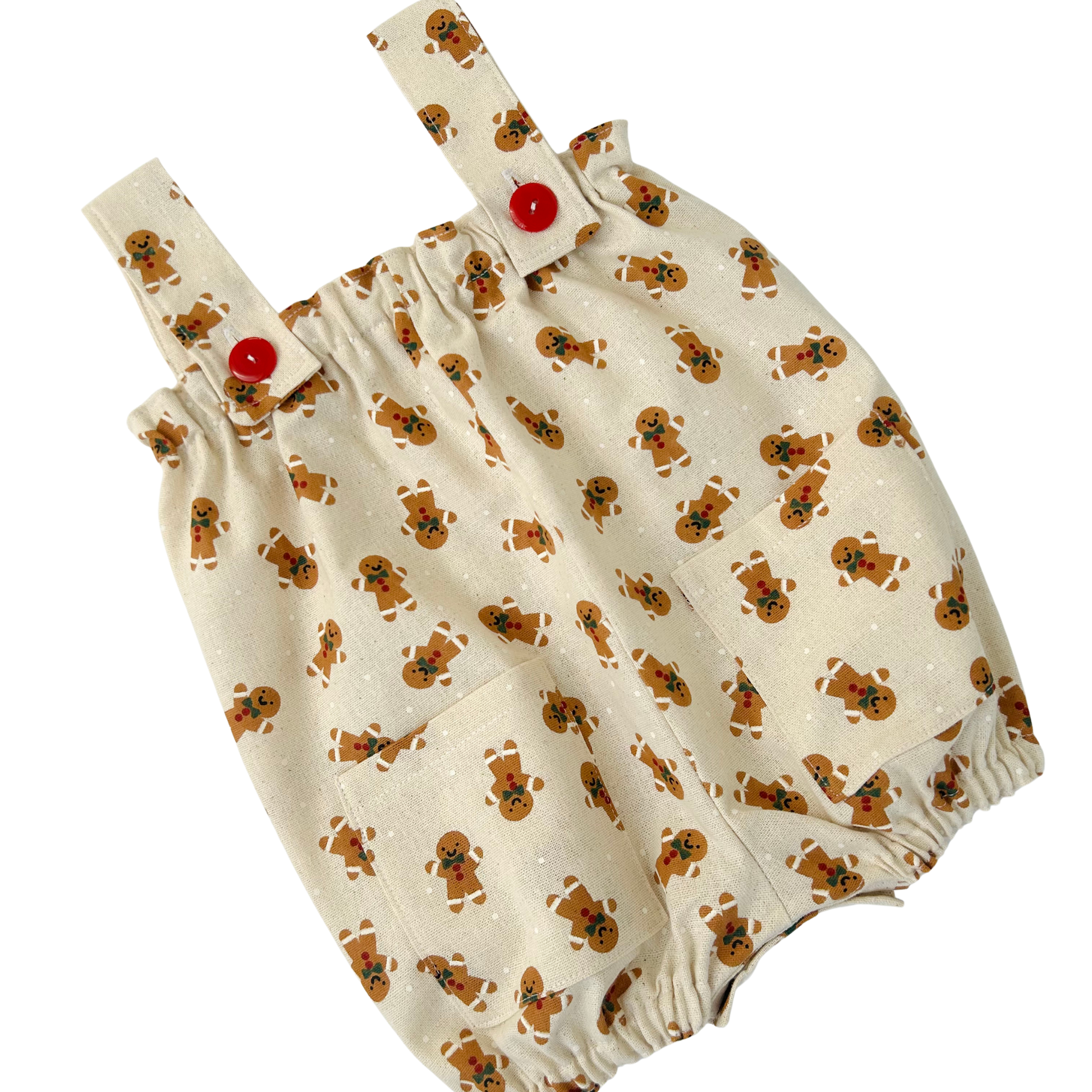 Gingerbread Man Overalls