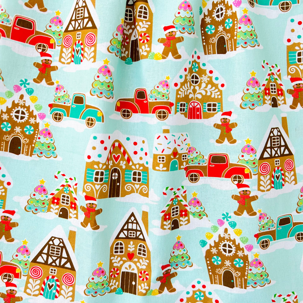 Gingerbread Allsorts Flutter Dress