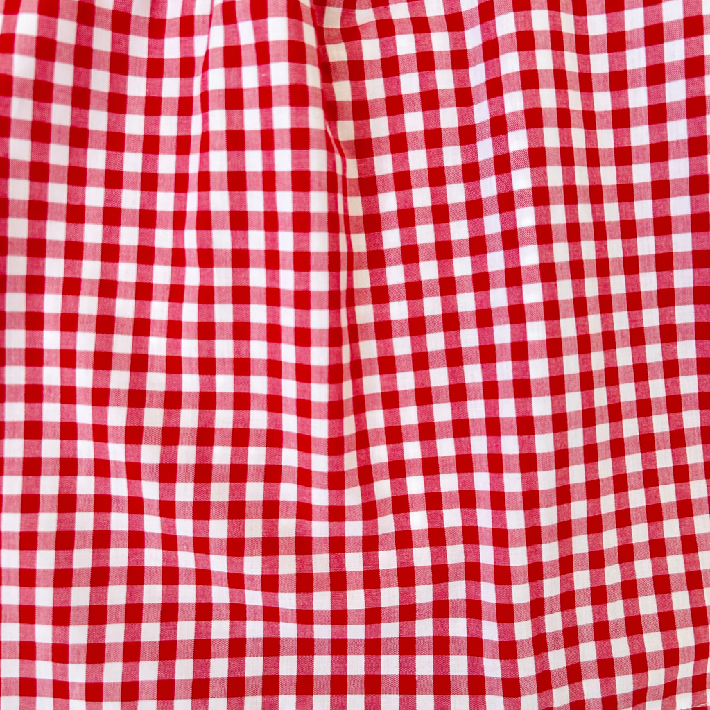 Red Gingham Love Flutter Romper