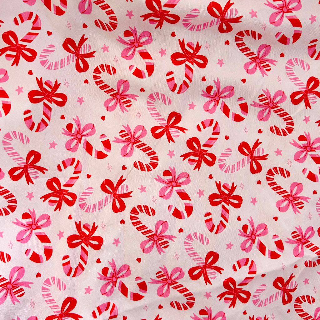 Candy Cane Love Flutter Romper