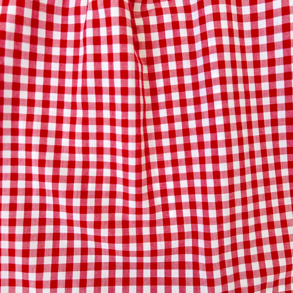 Red Gingham Love Overalls