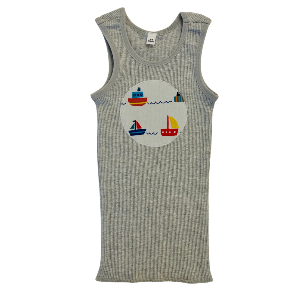 Ahoy Sailor Singlet & Bloomer Set