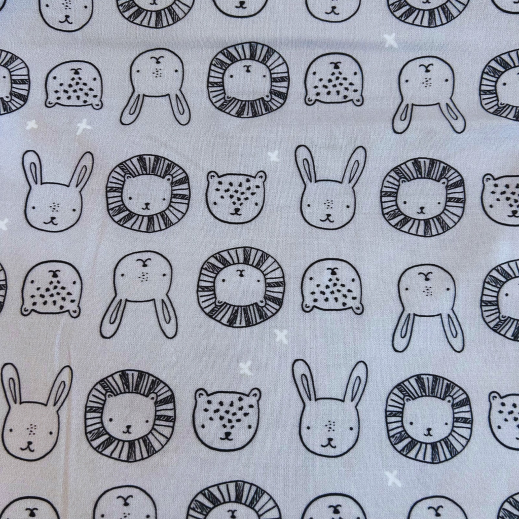 Animal Faces Singlet & Bloomer Set