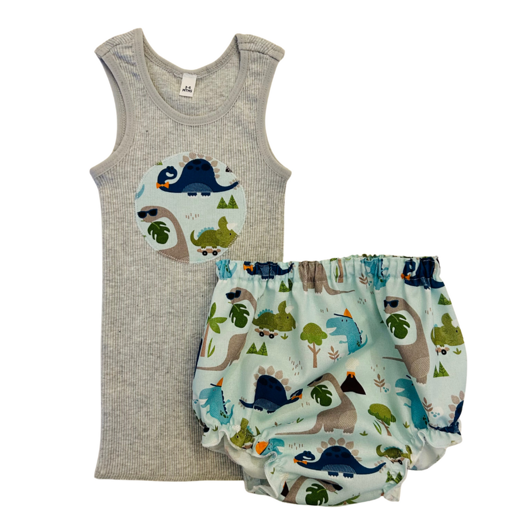 Dinosaur Adventures Singlet & Bloomer Set