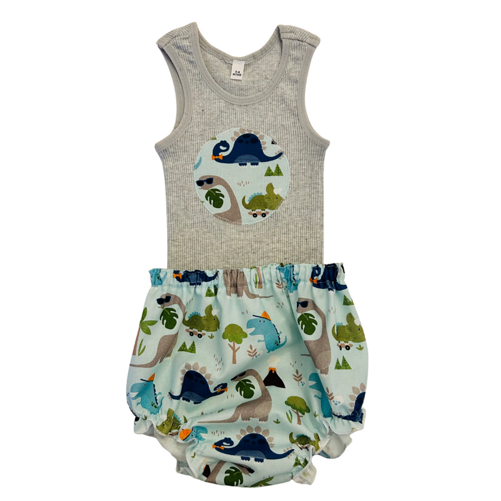 Dinosaur Adventures Singlet & Bloomer Set