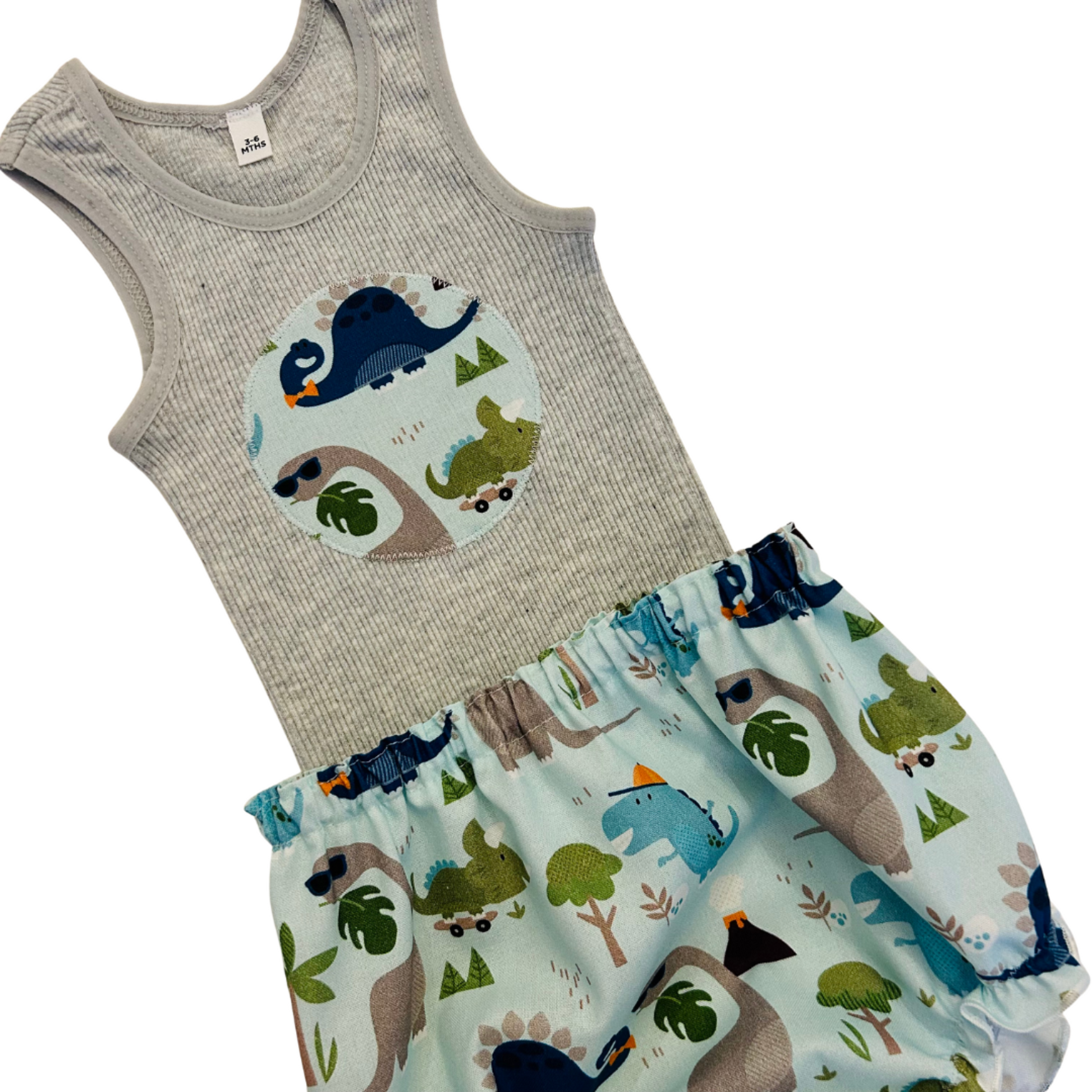 Dinosaur Adventures Singlet & Bloomer Set