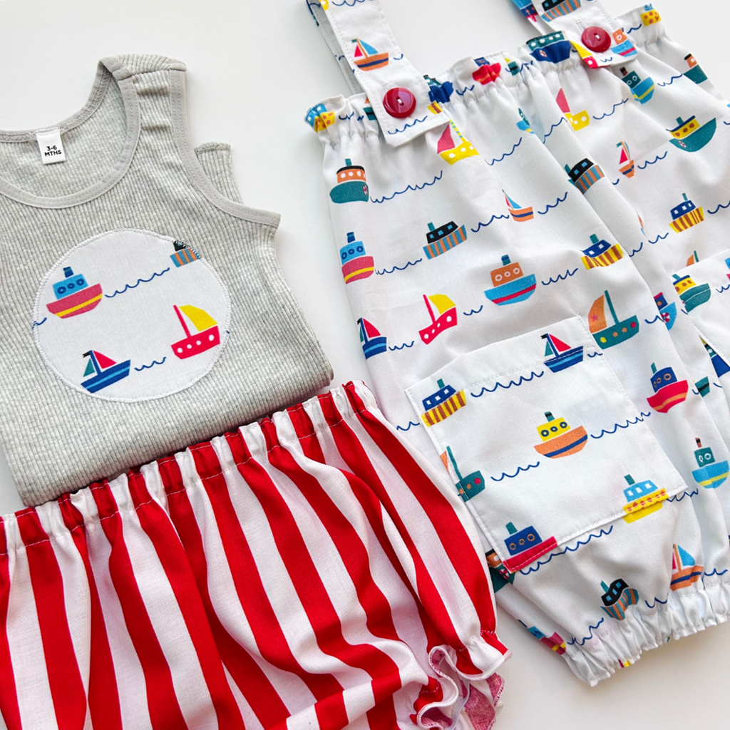 Ahoy Sailor Overalls