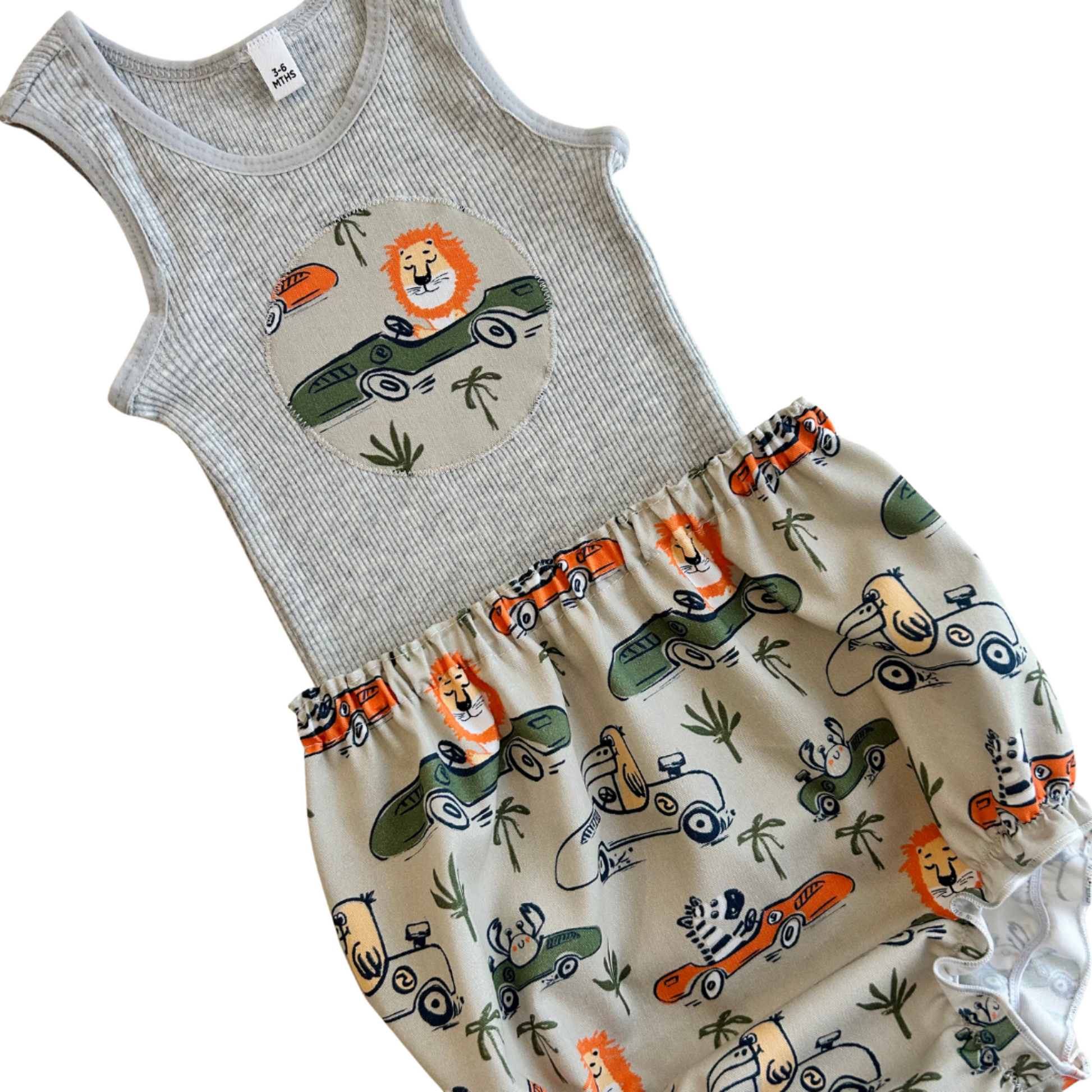 Safari Racer Singlet & Bloomer Set