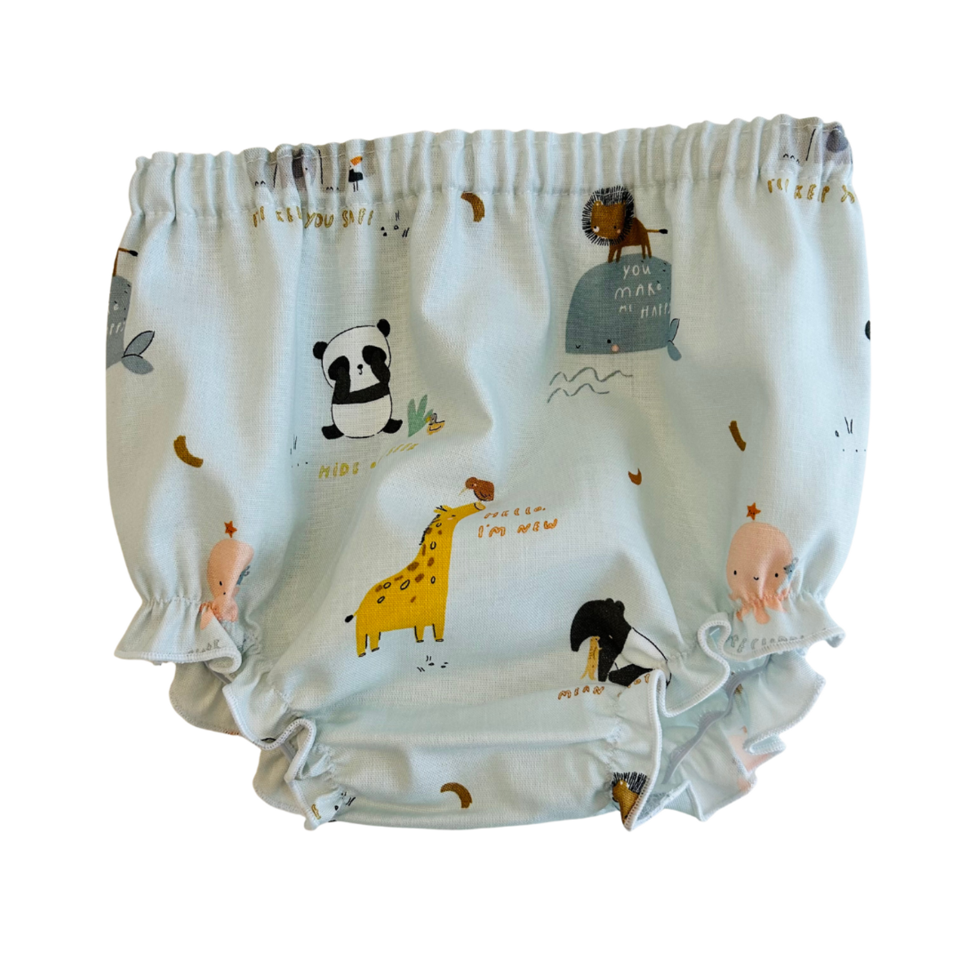Zoo Animals Singlet & Bloomer Set