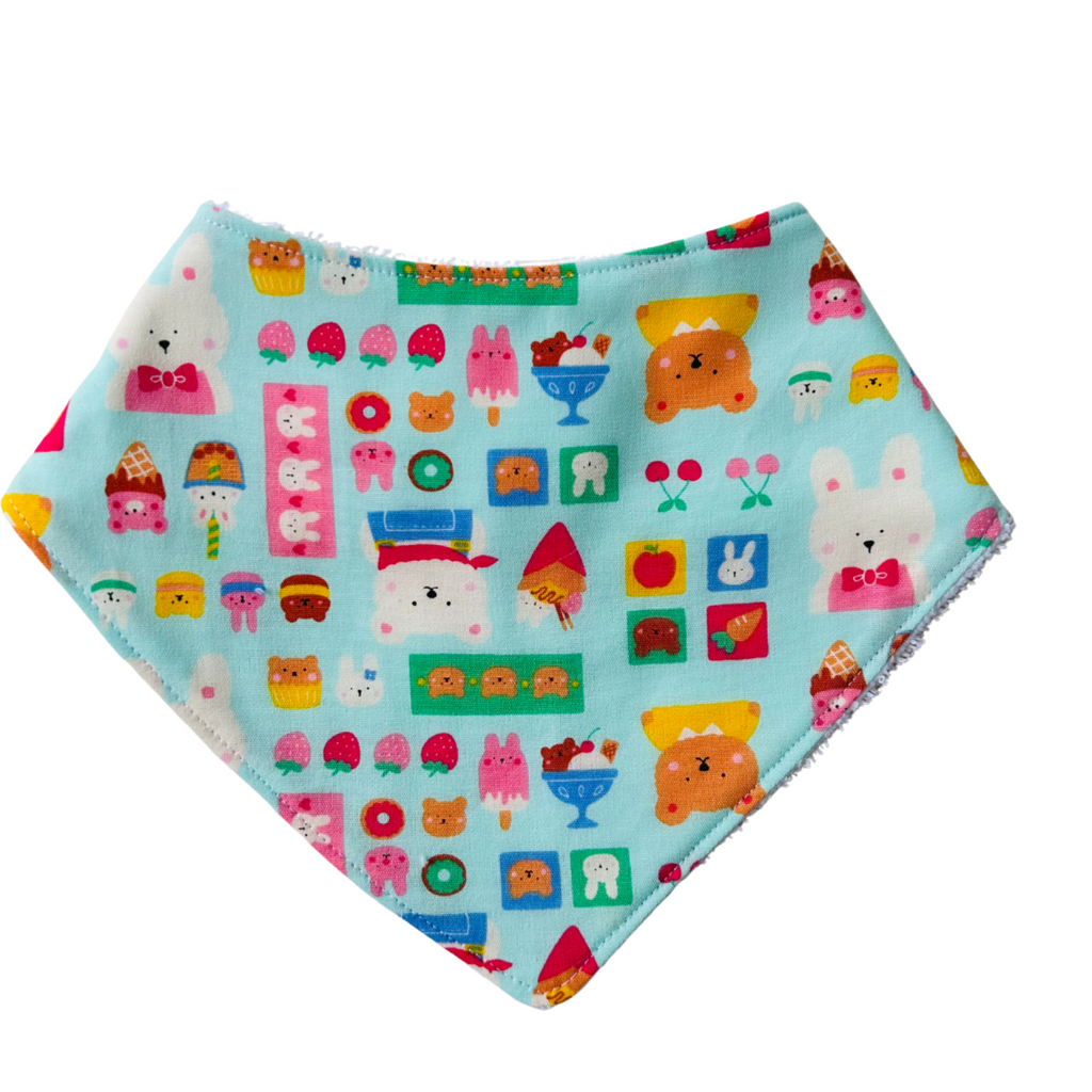 Bunnies & Bears Bandana Bib