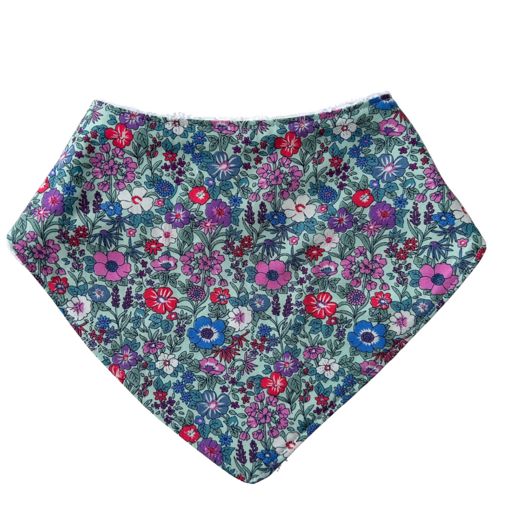 Vintage Floral Bandana Bib
