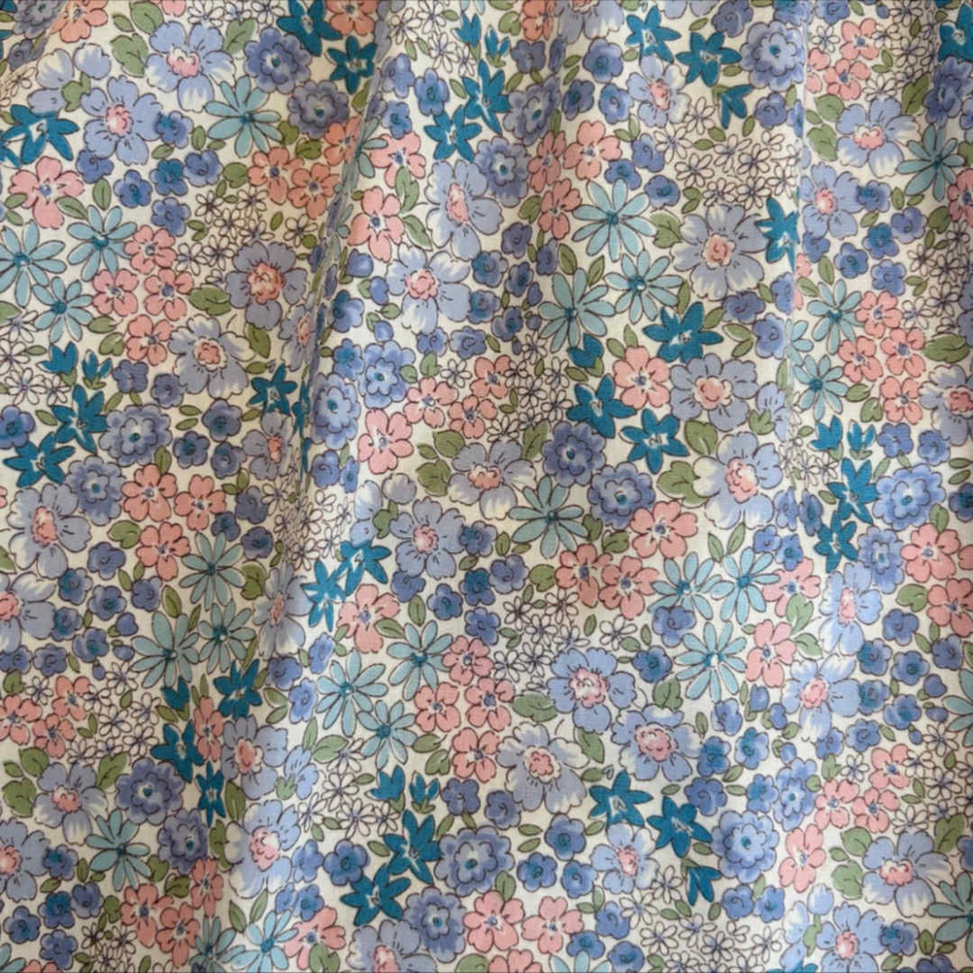 Blue Blossom Frilly Singlet & Bloomer Set