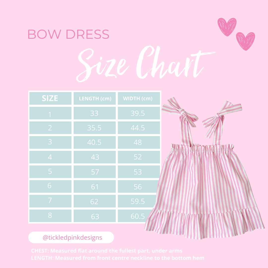 Pink Gingham Bow Dress
