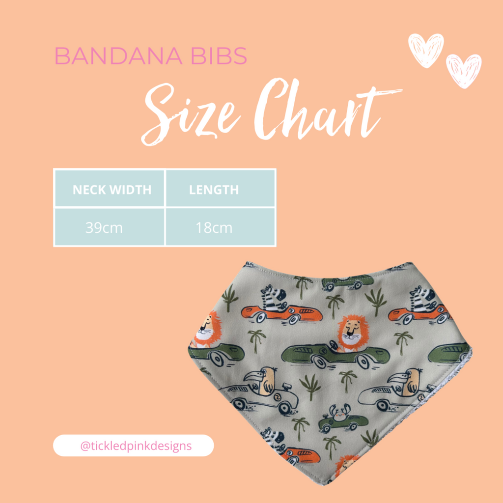 Safari Racer Bandana Bib