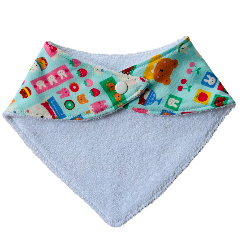 Bunnies & Bears Bandana Bib