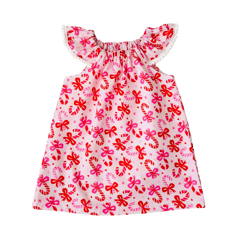 Candy Cane Love Flutter Dress