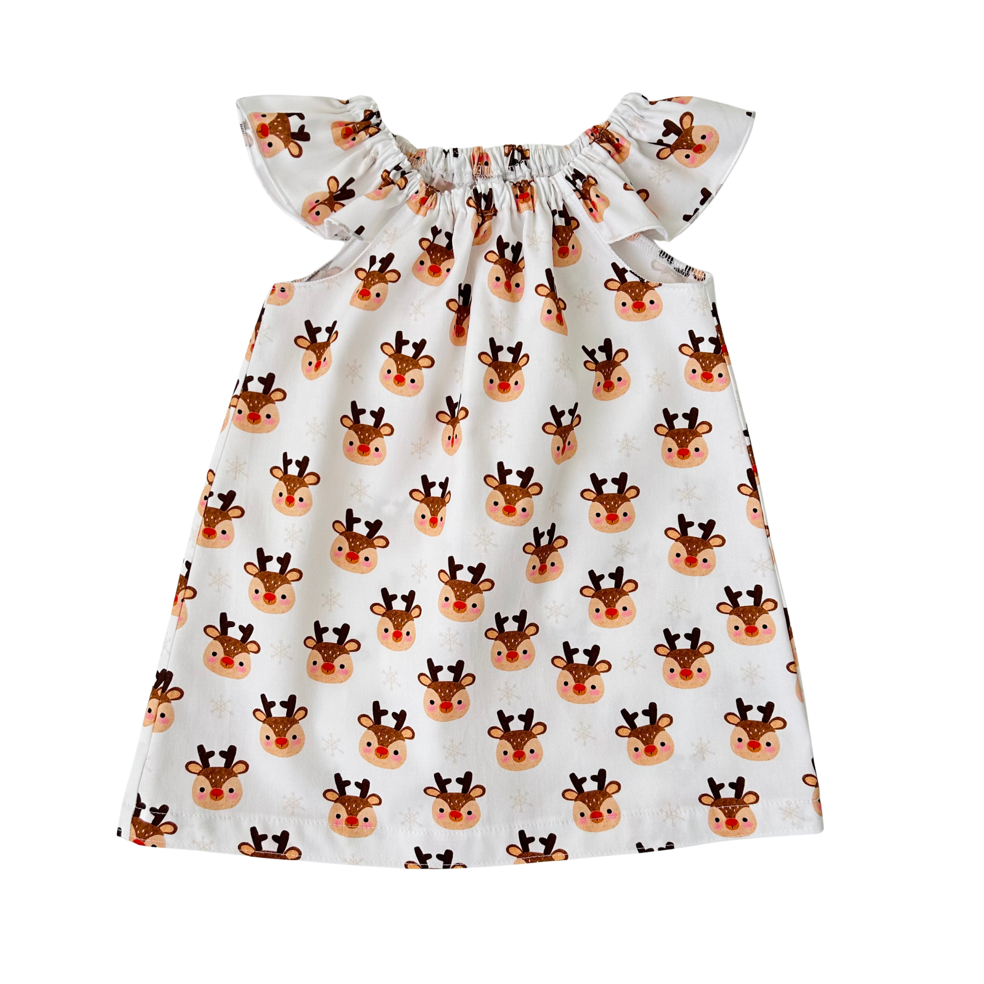 Reindeer Hugs Flutter Dress