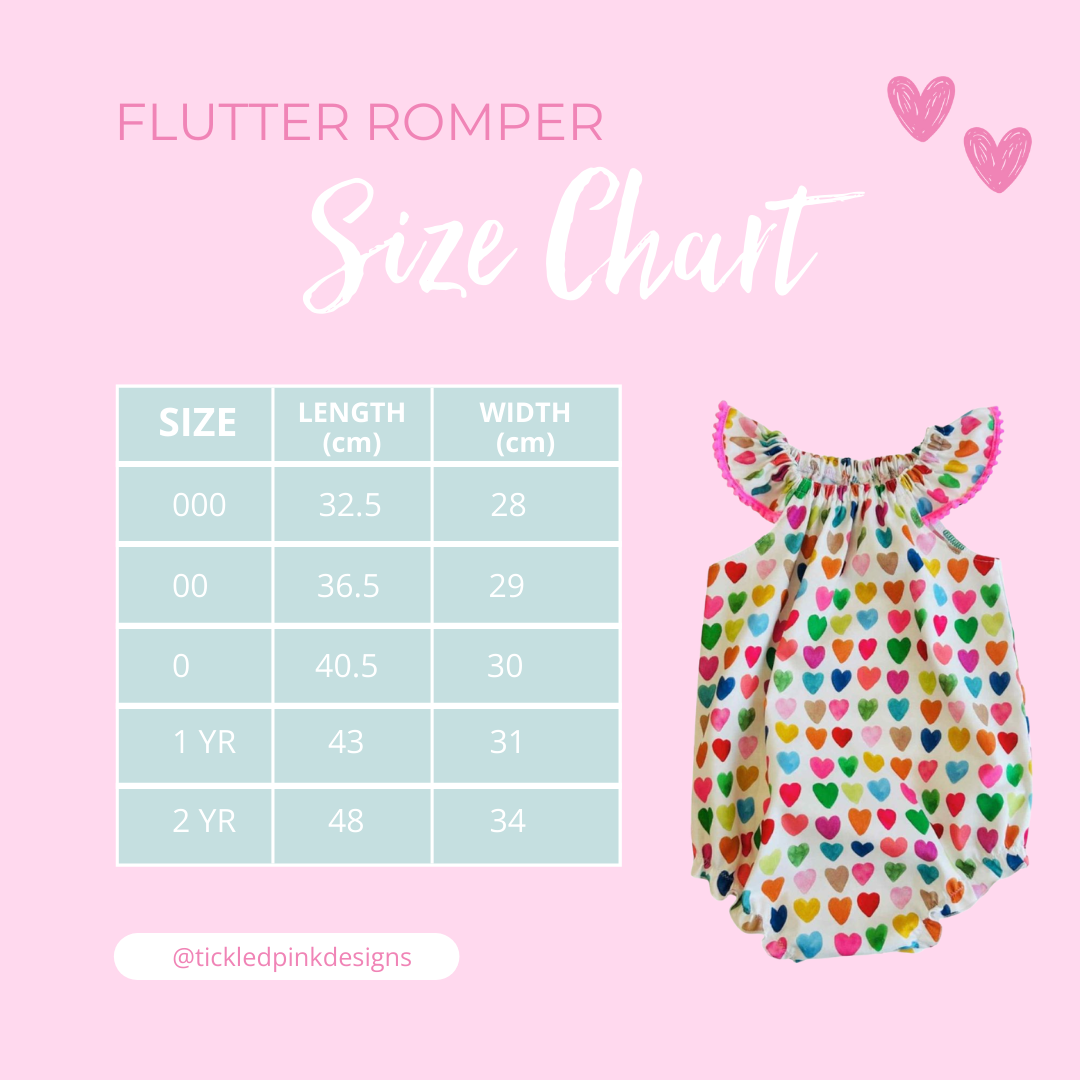 Pretty in Pink Flutter Romper