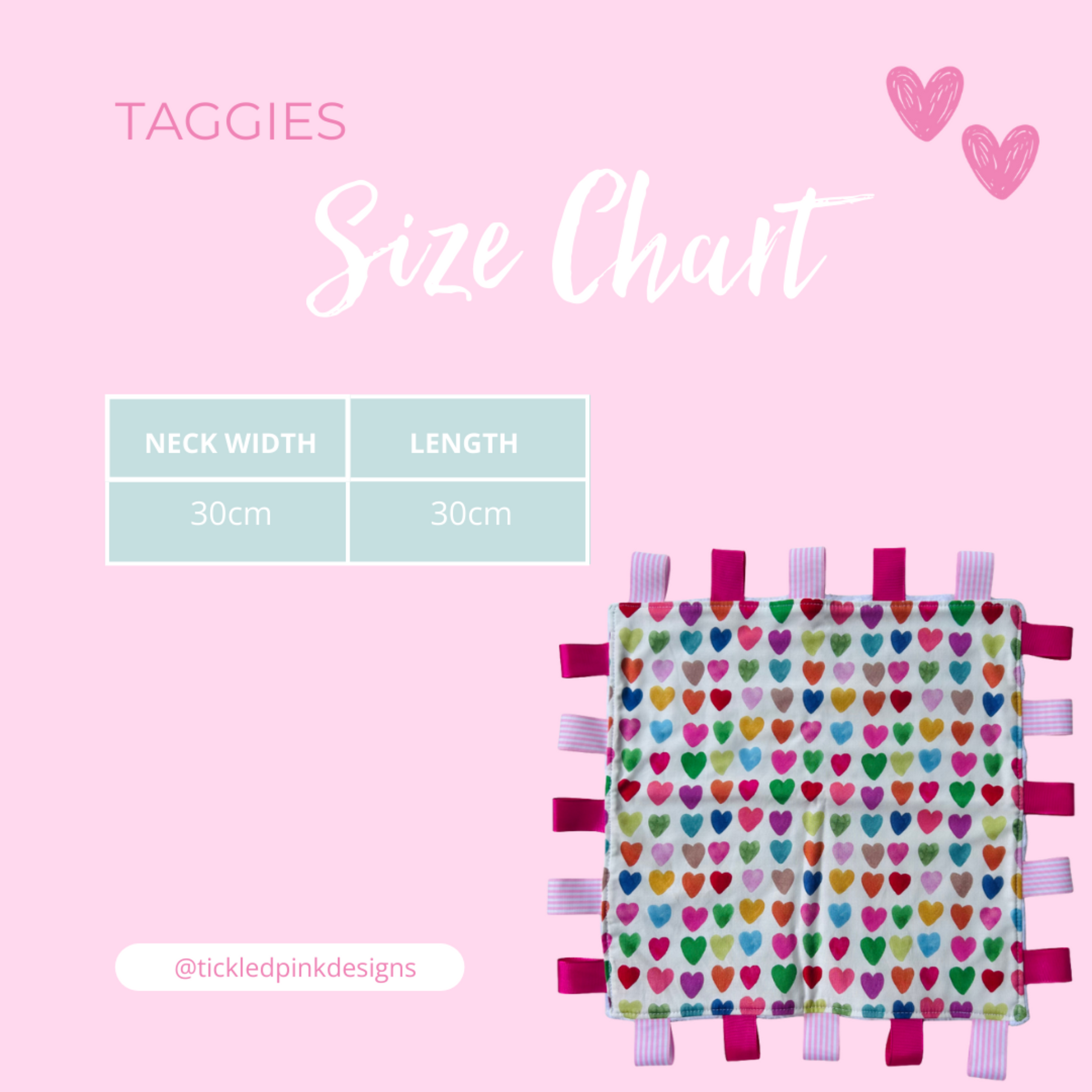 Love Hearts Taggie
