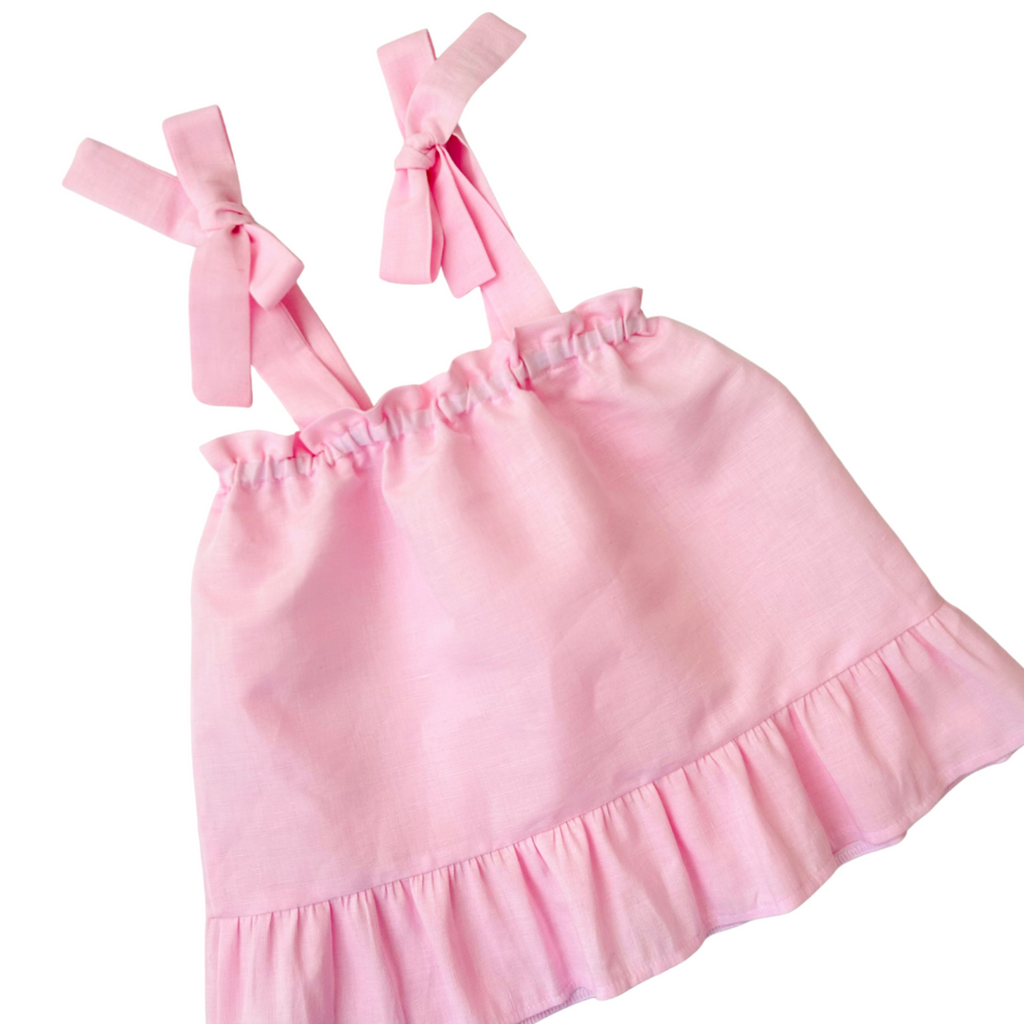Pink Fairy Floss Bow Dress