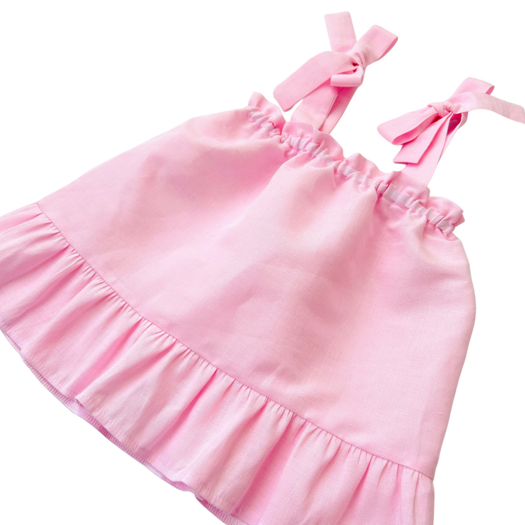 Pink Fairy Floss Bow Dress