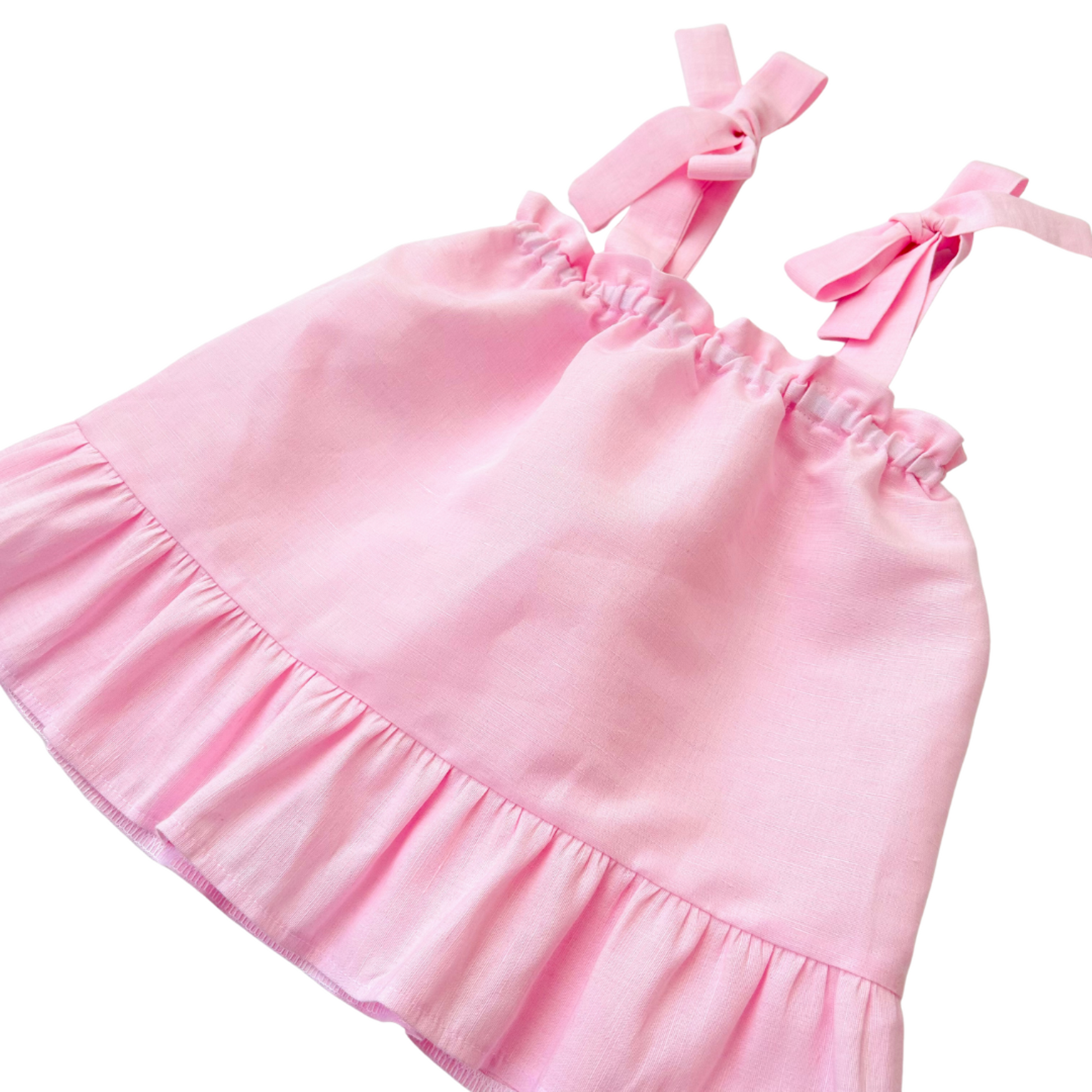 Pink Fairy Floss Bow Dress