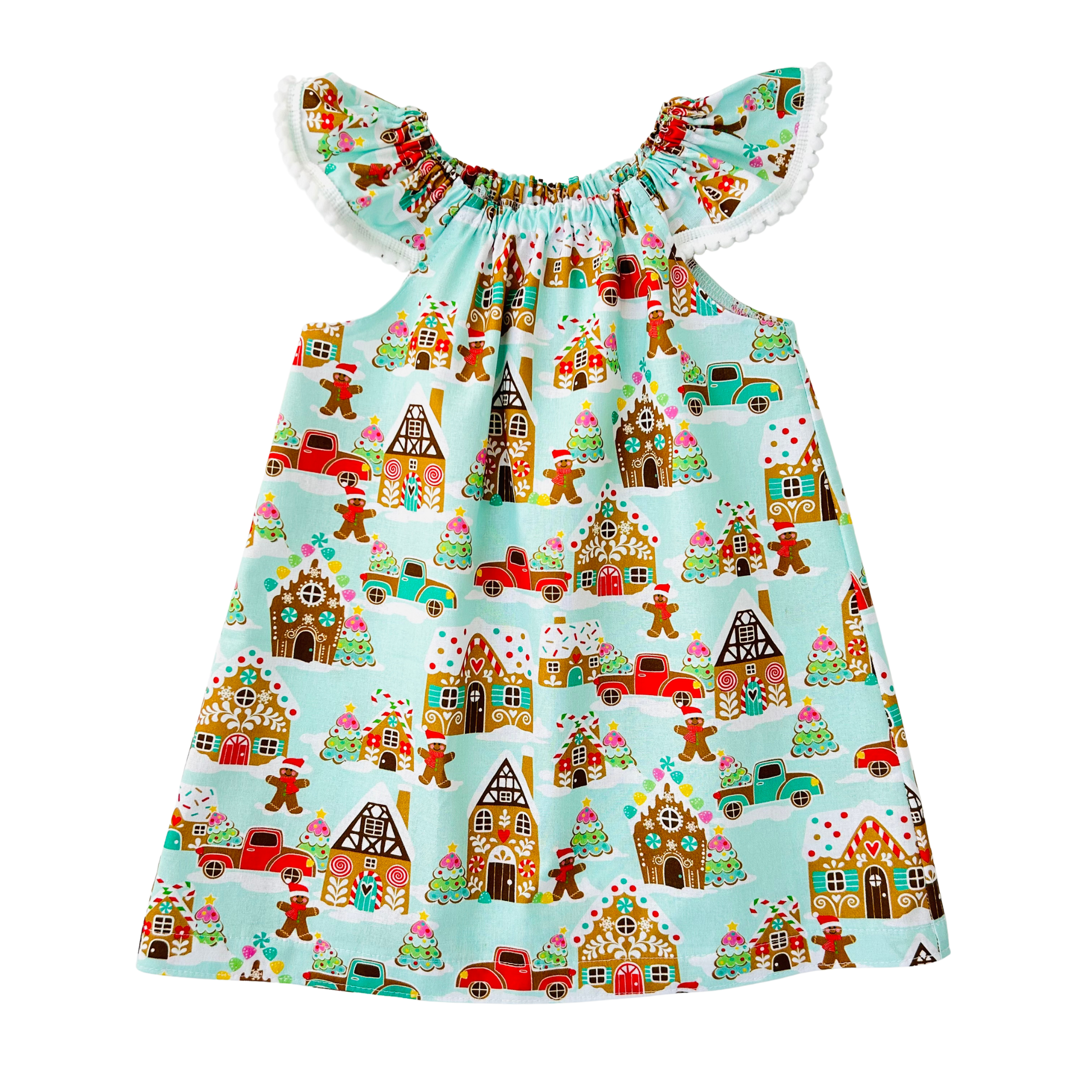 Gingerbread Allsorts Flutter Dress
