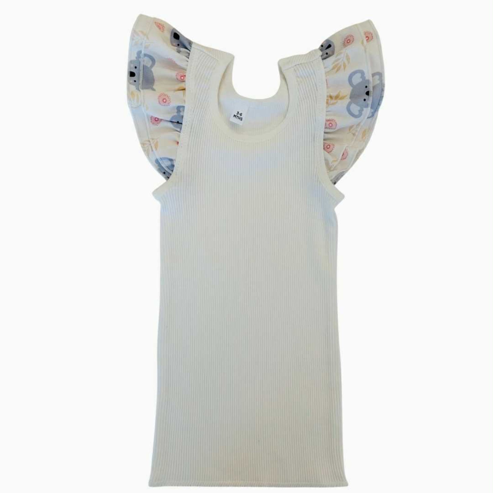 Koala Love Frilly Singlet & Bloomer Set