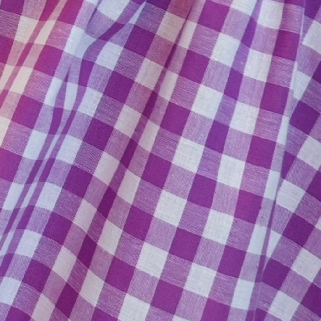 Lilac Gingham Smock Romper