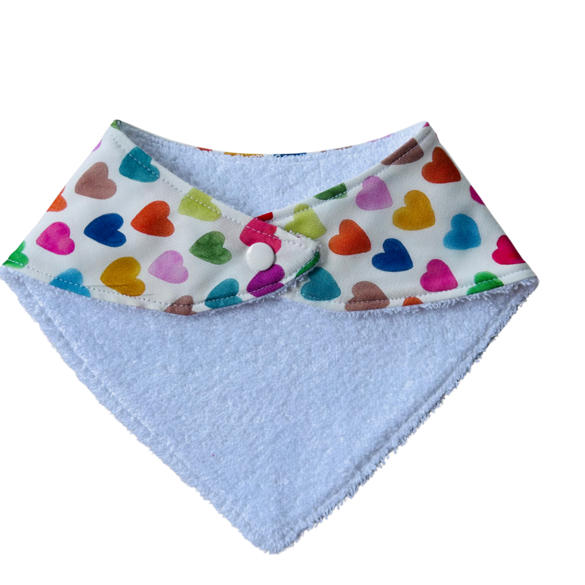 Love Hearts Bandana Bib