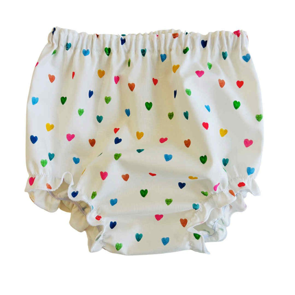 Love Hearts Mini Flutter Top & Bloomer Set