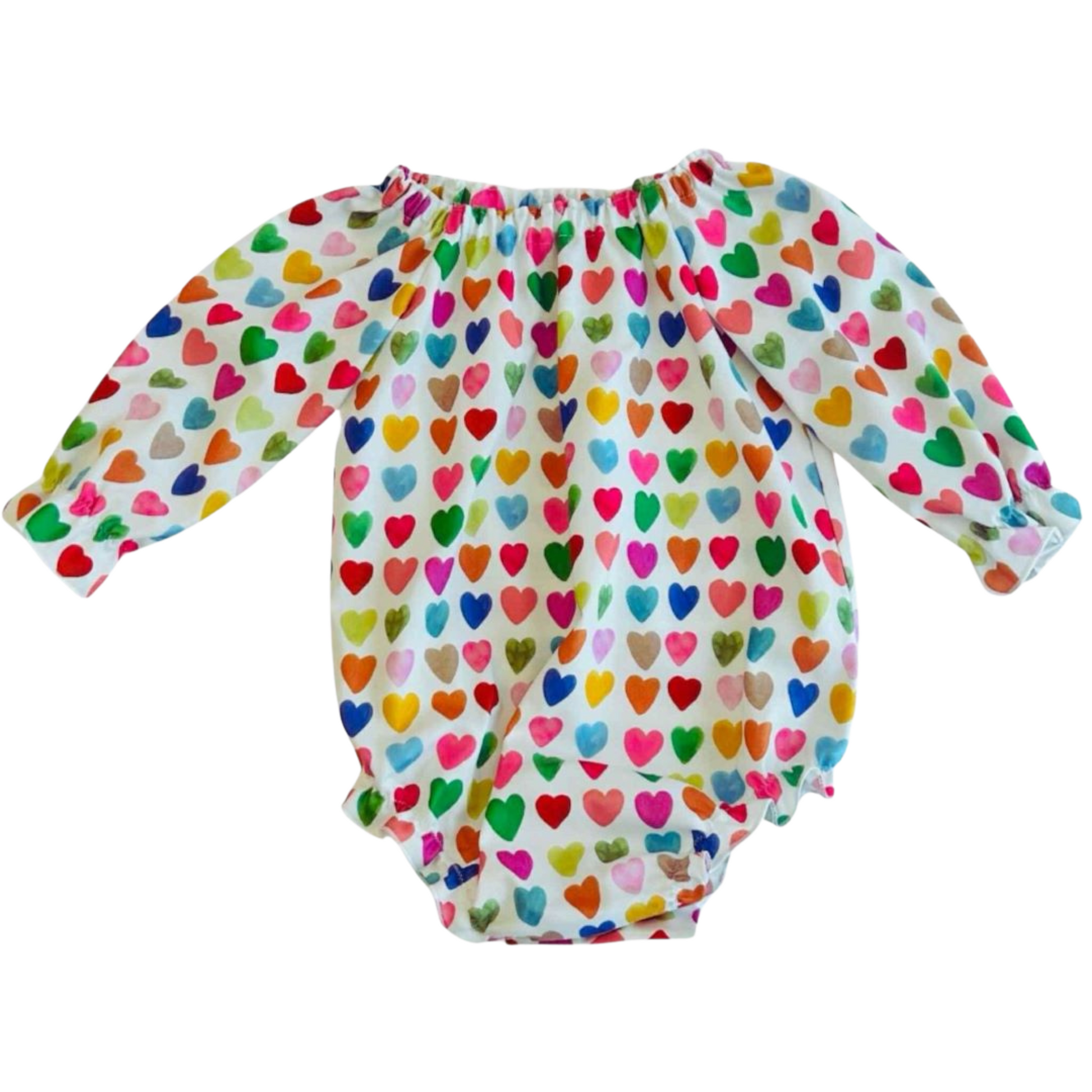 Love Heart Smock Romper