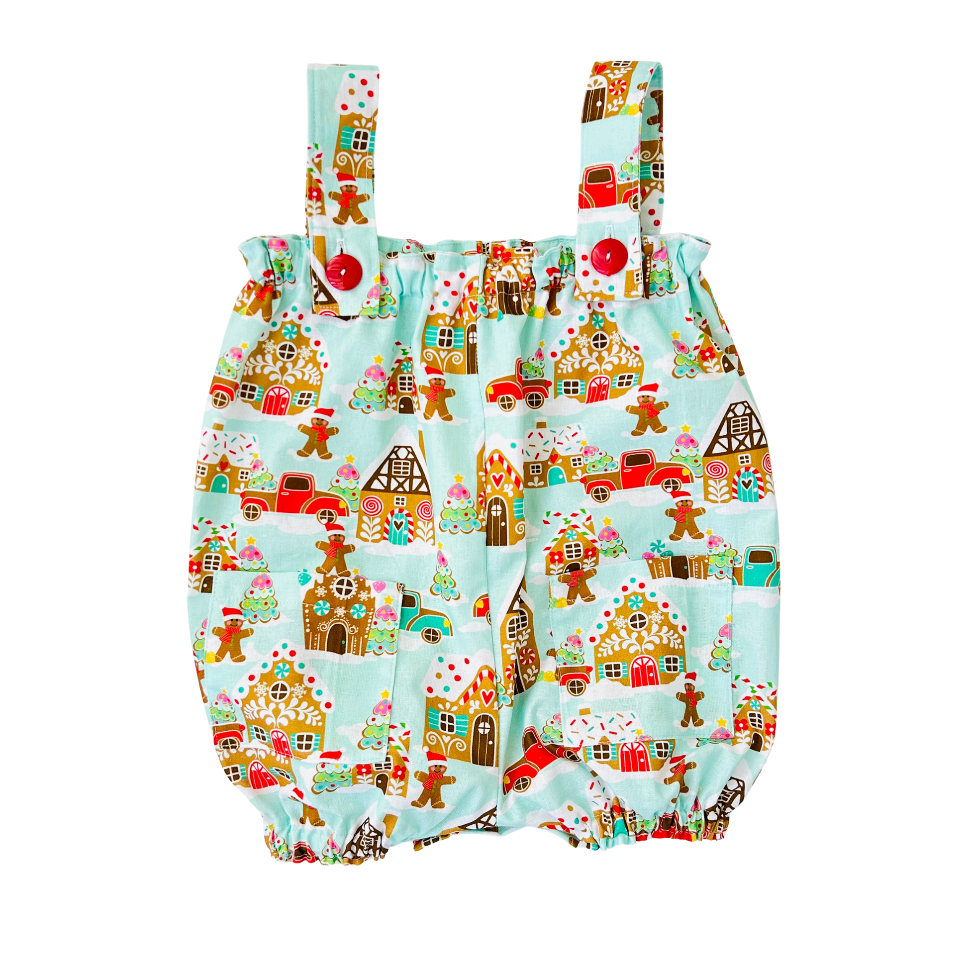 Gingerbread Allsorts Overalls