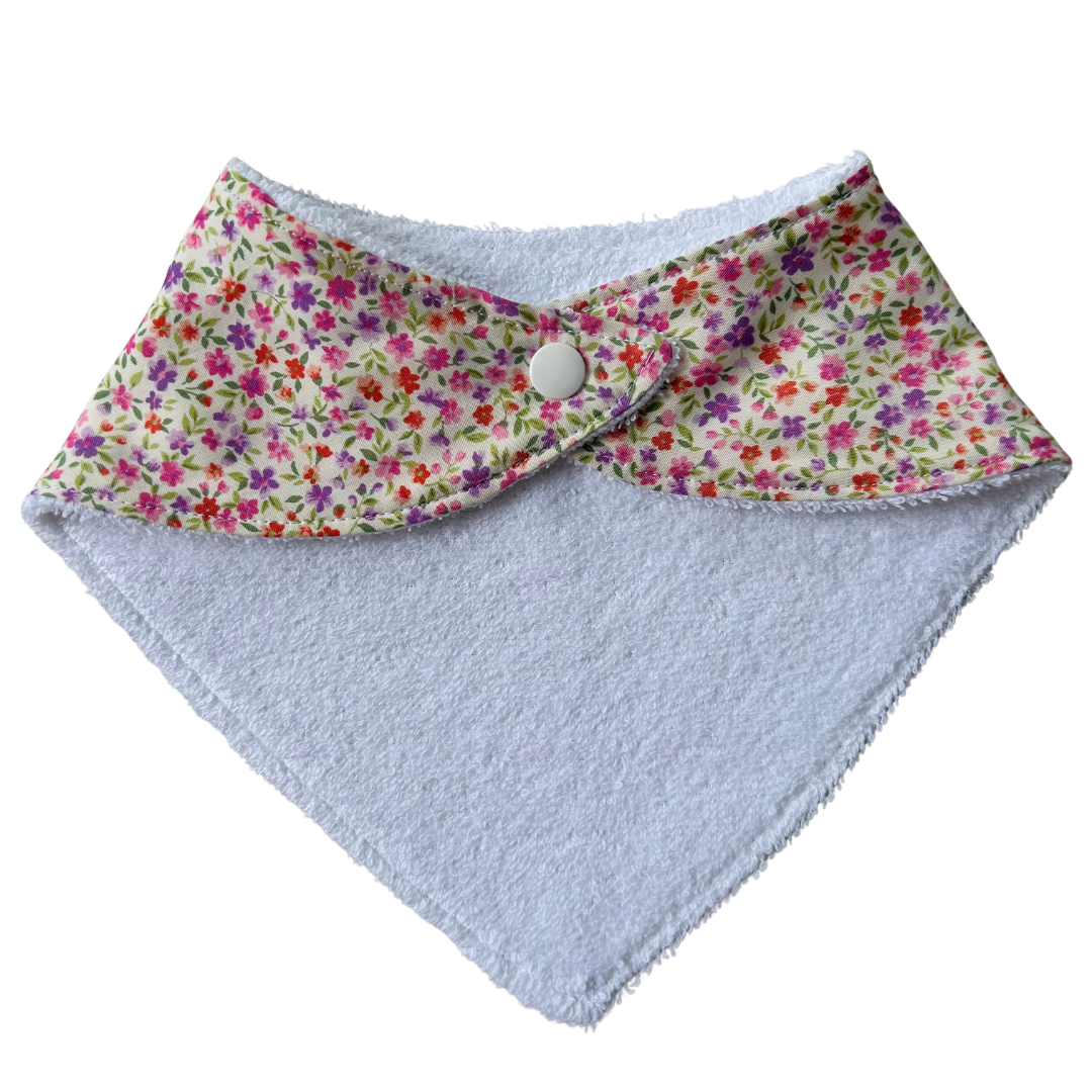 Pretty in Pink Bandana Bib