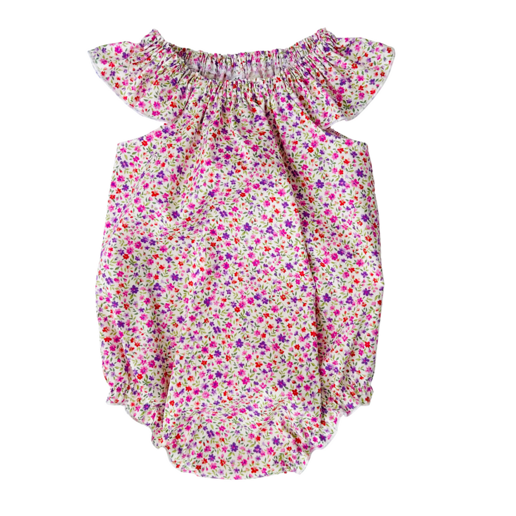 Pretty in Pink Flutter Romper