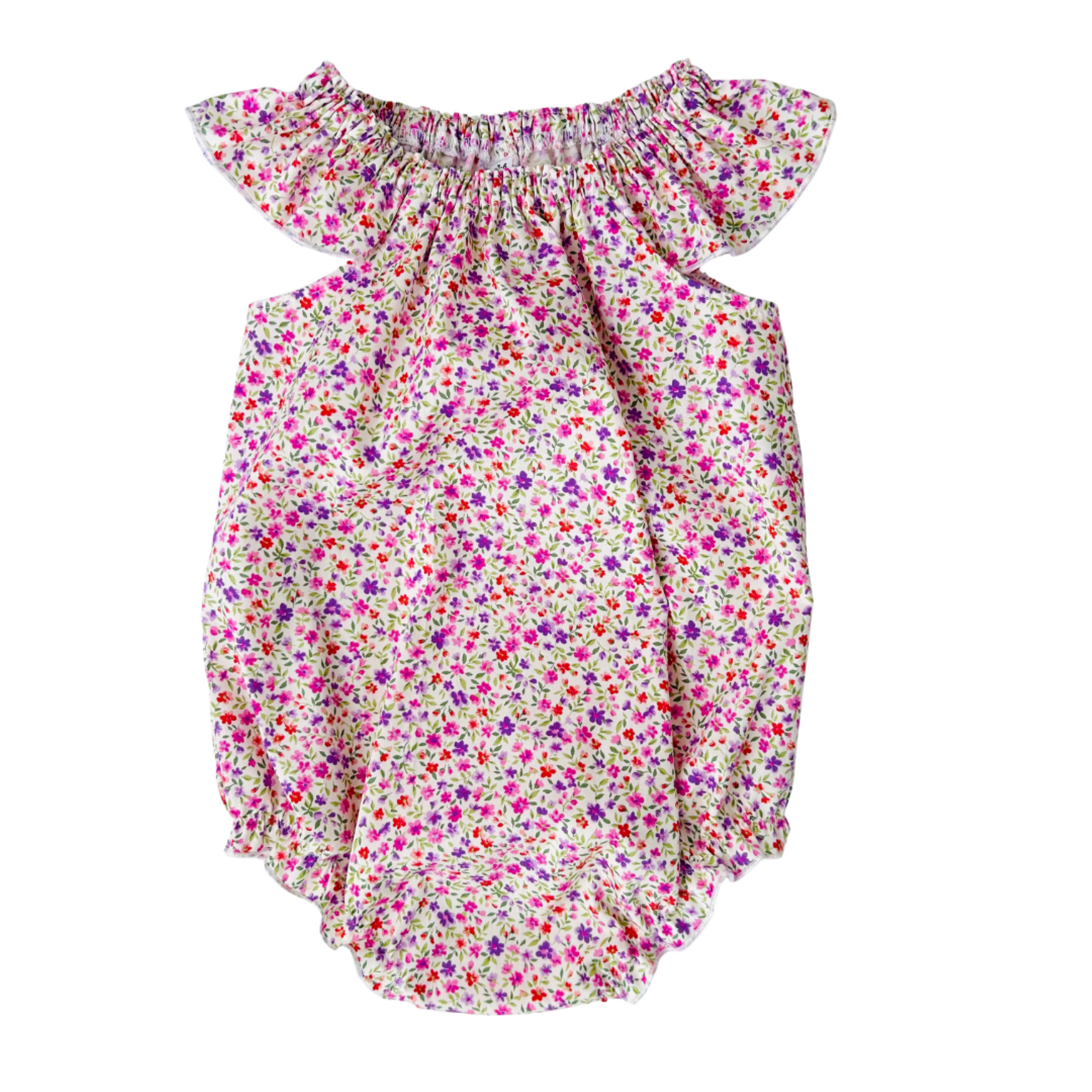 Pretty in Pink Flutter Romper