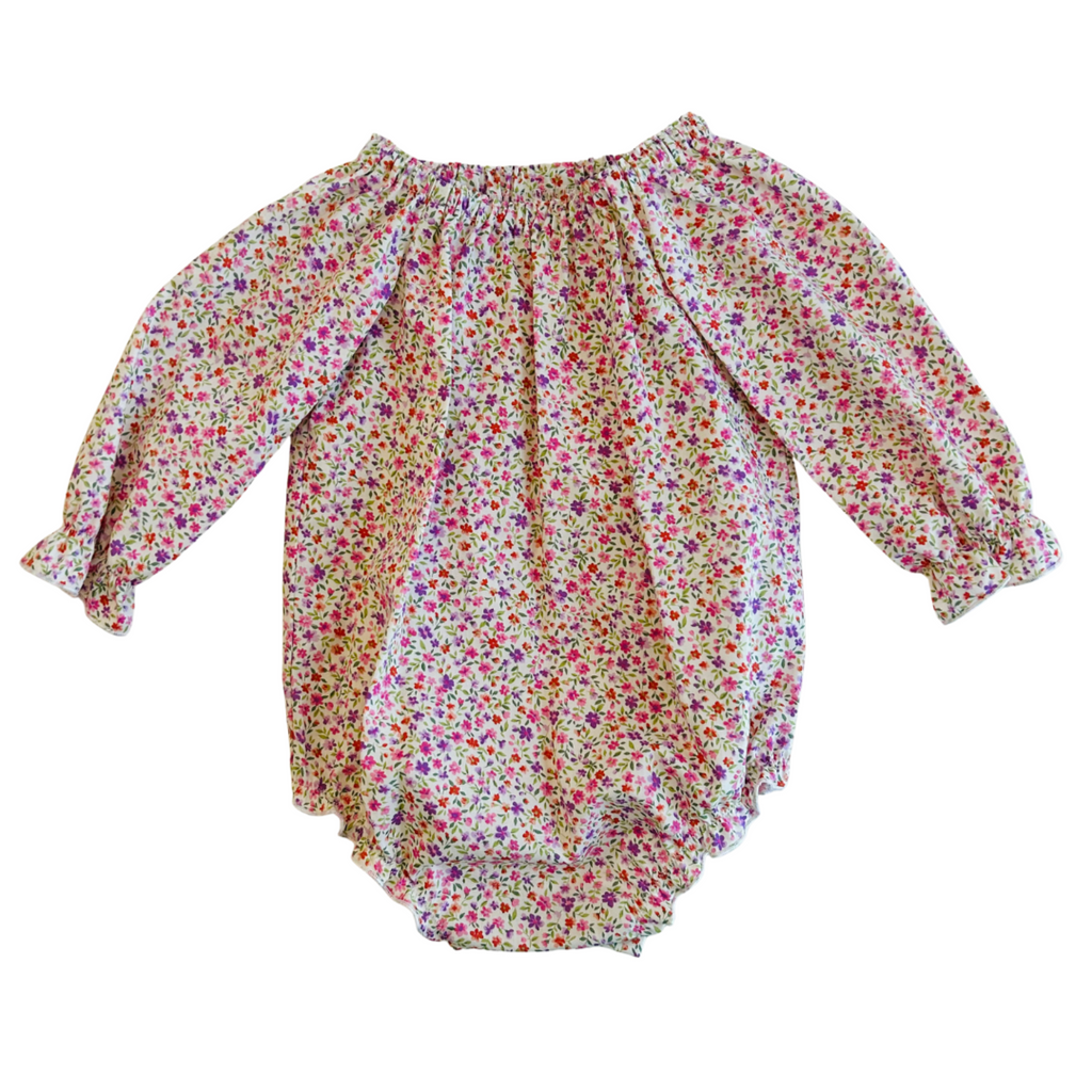 Pretty in Pink Smock Romper