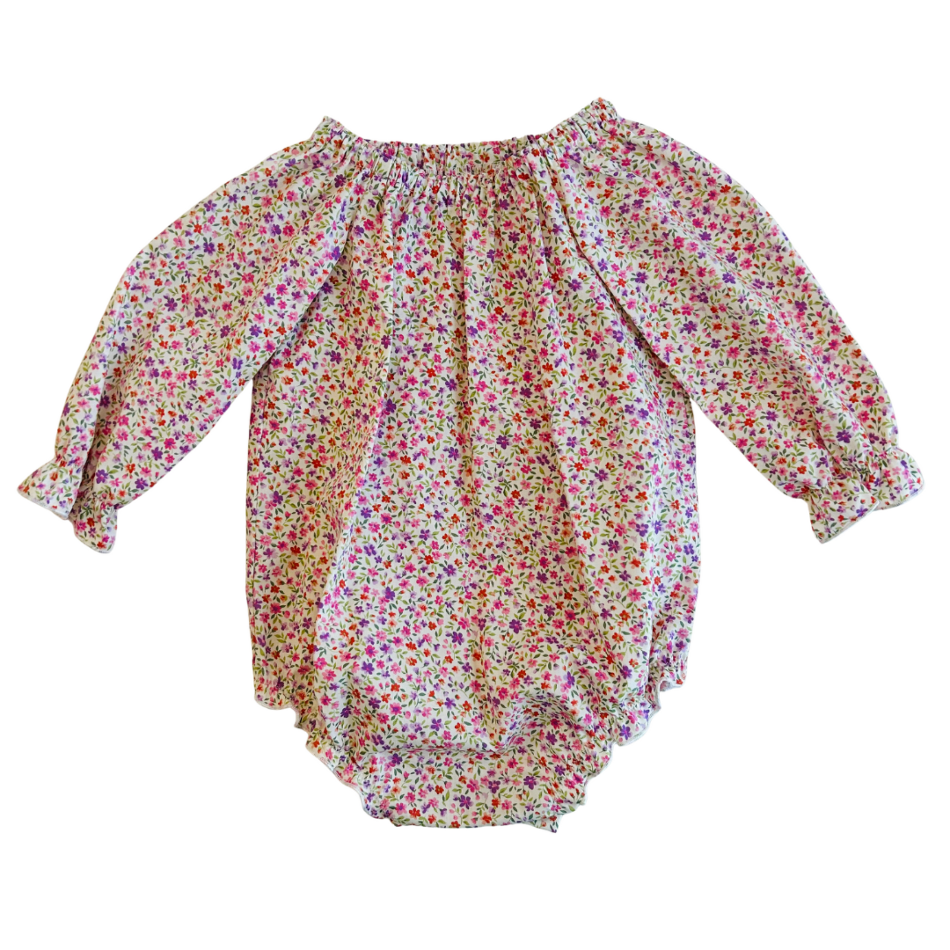 Pretty in Pink Smock Romper
