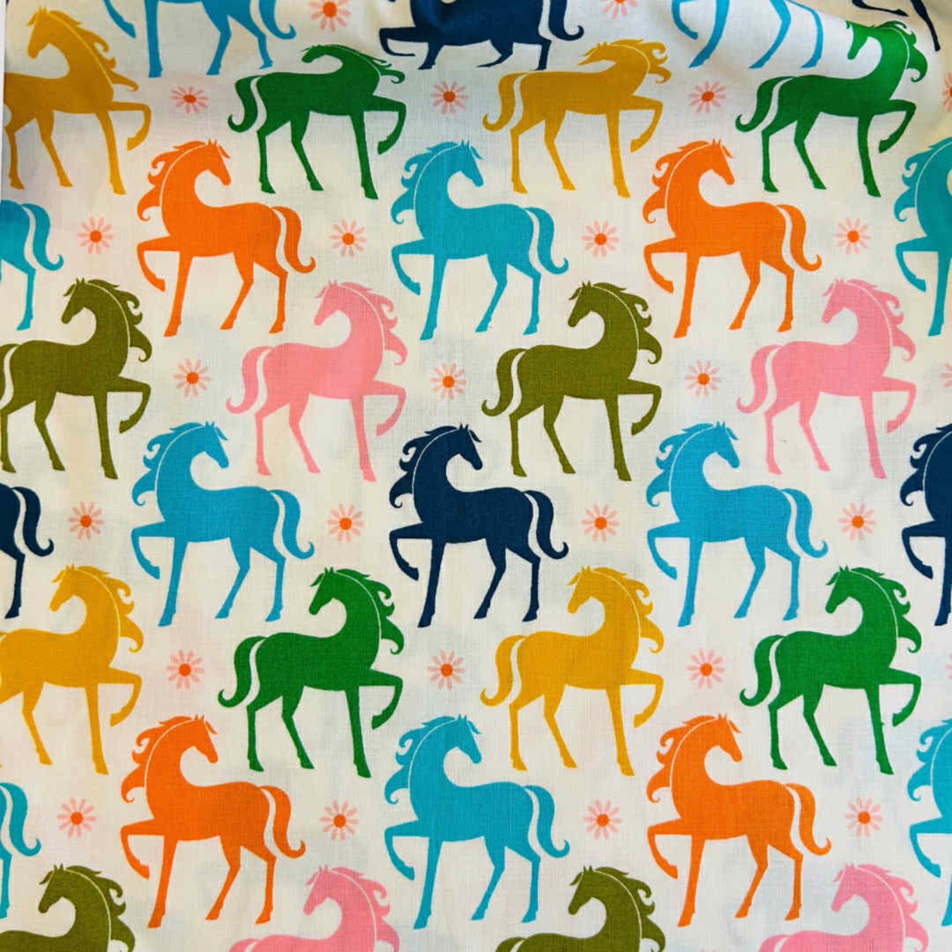 Rainbow Horses Frilly Singlet & Bloomer Set