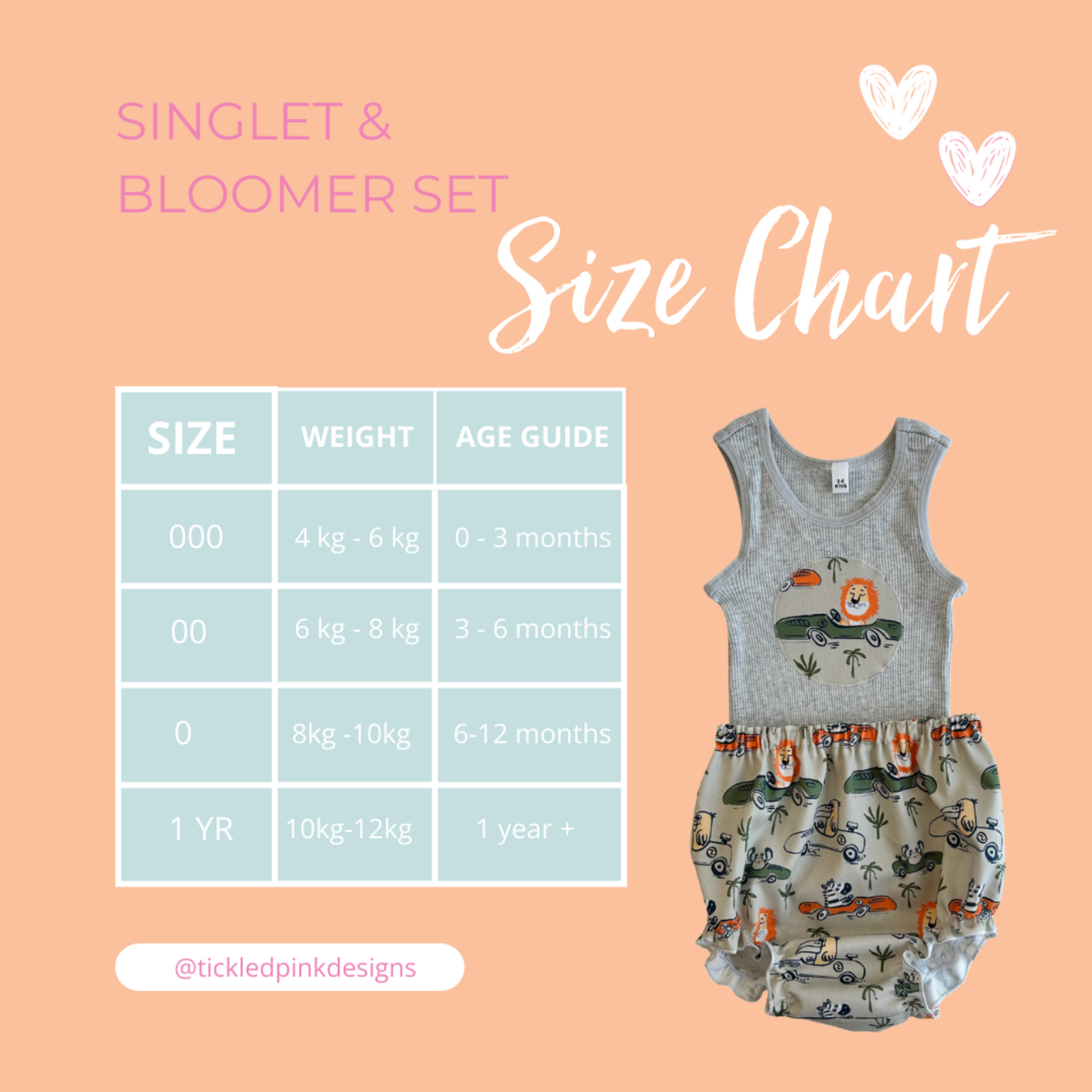 Woodland Friends Singlet & Bloomer Set