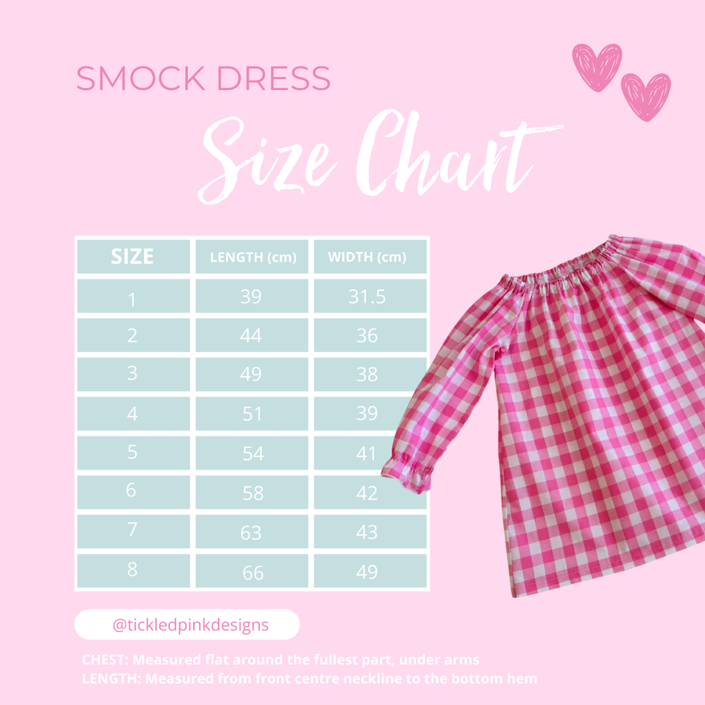 Lemon Love Hearts Smock Dress