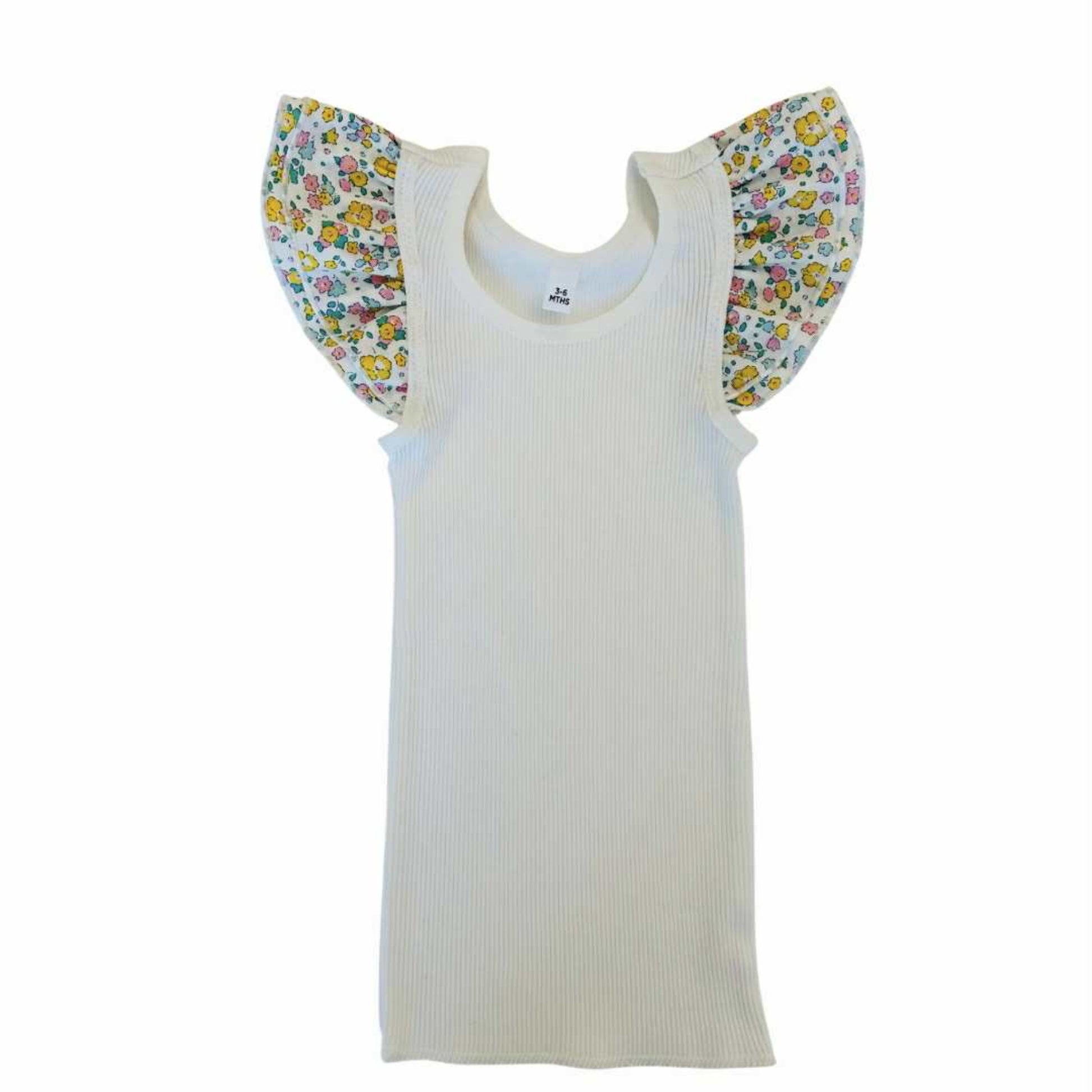 Springtime Blossom  Frilly Singlet & Bloomer Set