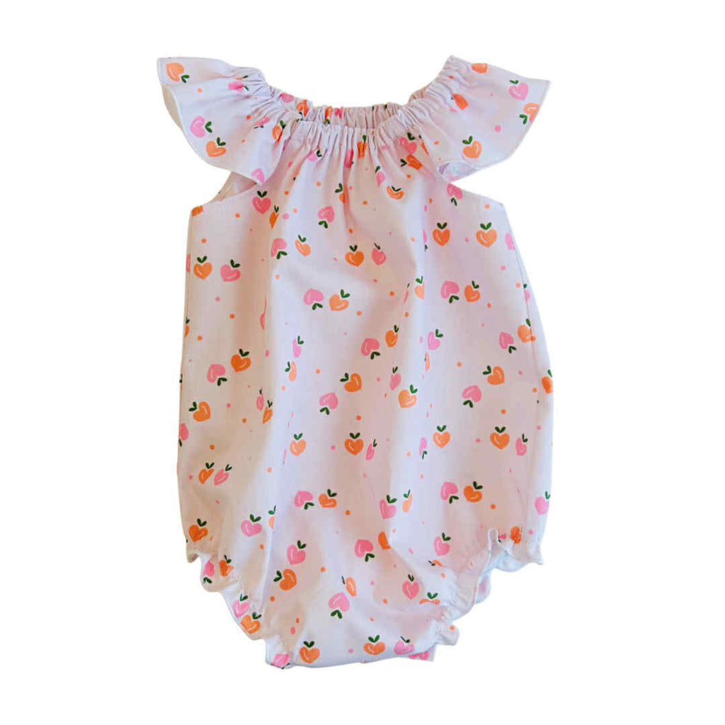 Strawberry Kisses Flutter Romper