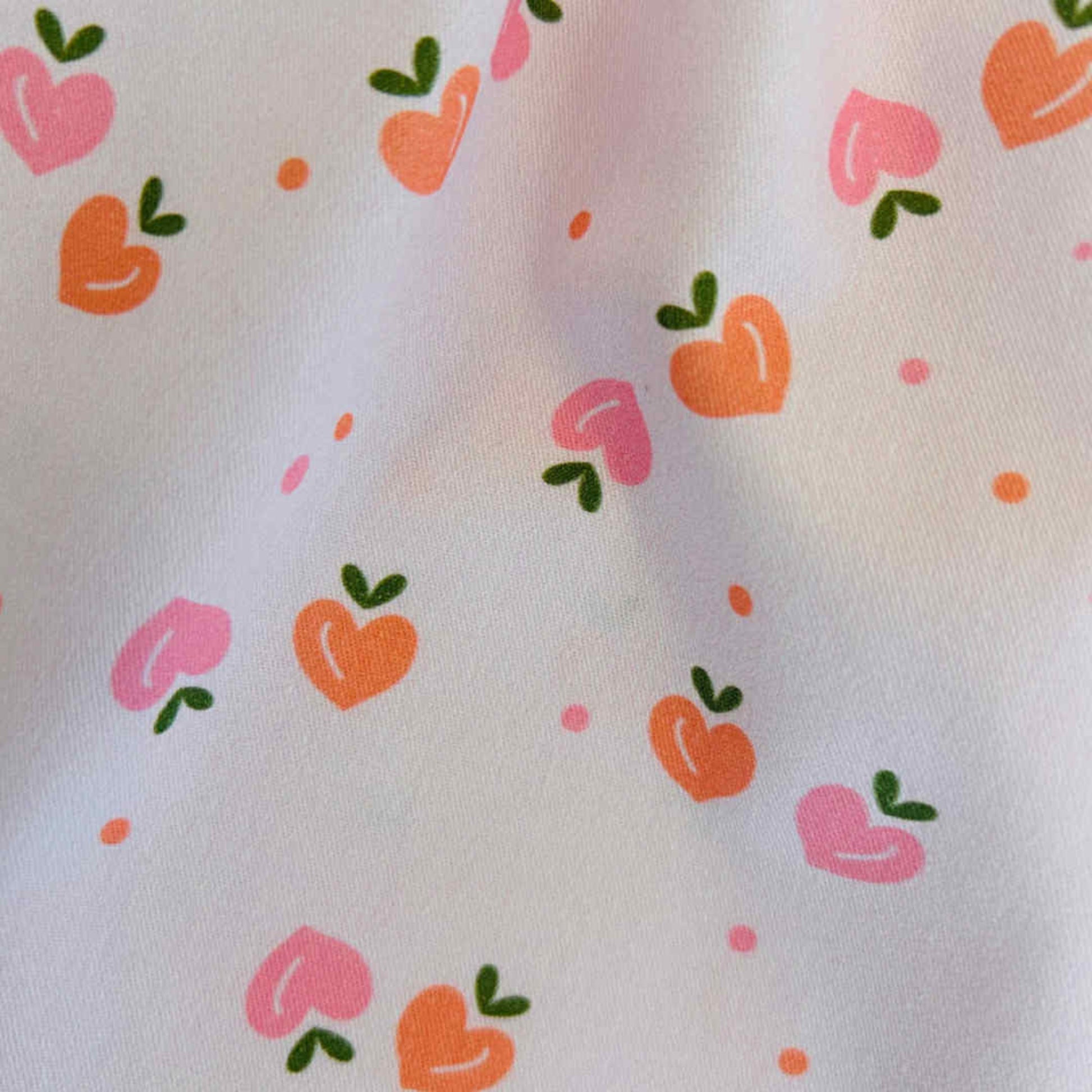 Pattern of strawberries on a white background