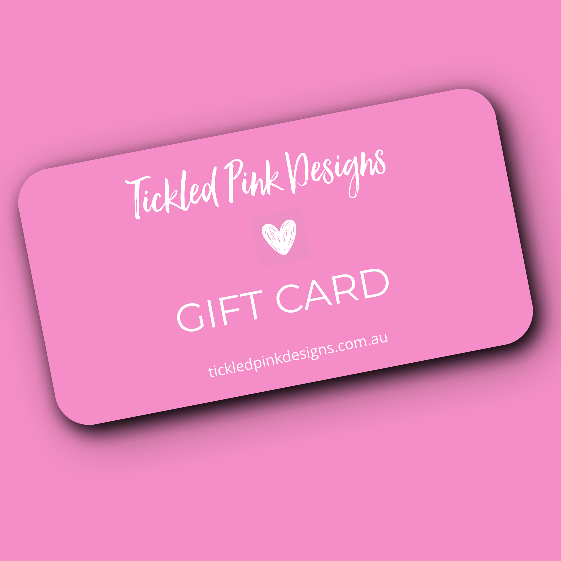 Tickled Pink Designs - eGift Card