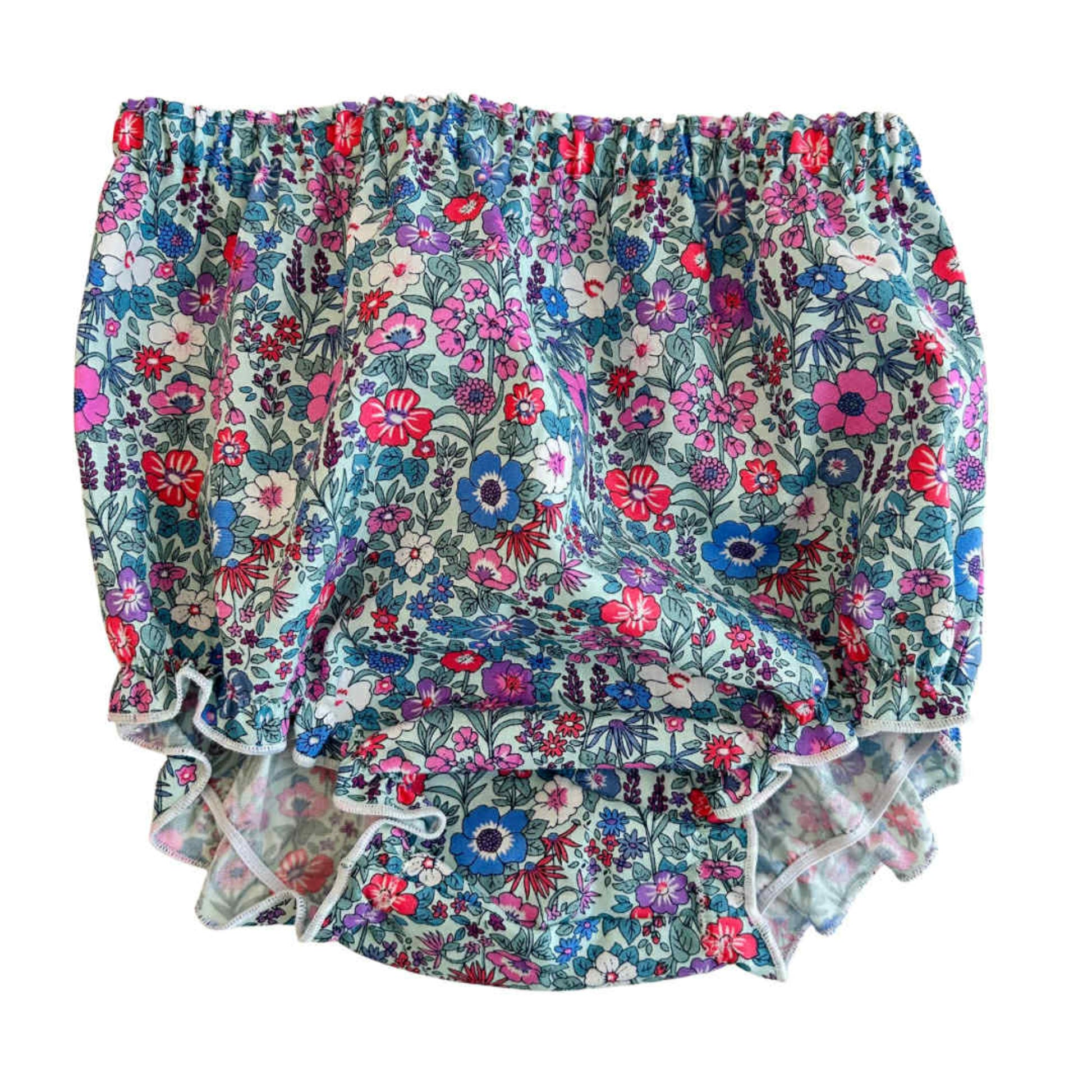 Floral patterned baby bloomers