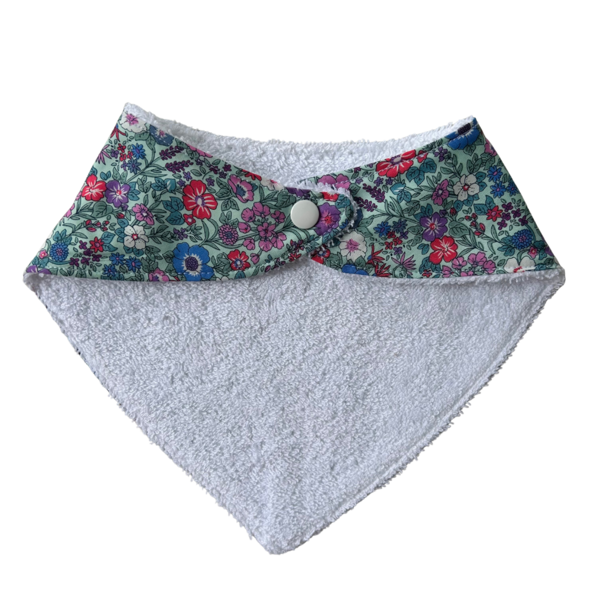 Vintage Floral Bandana Bib